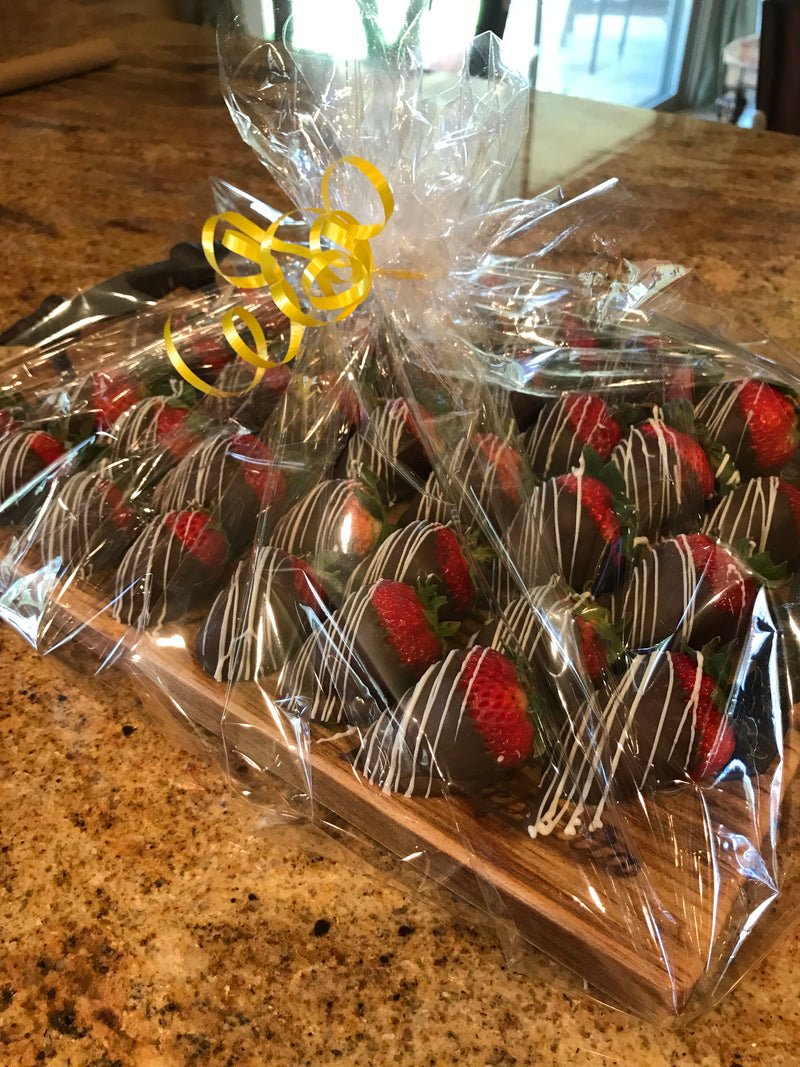 Chocolate dipped strawberries made easy!