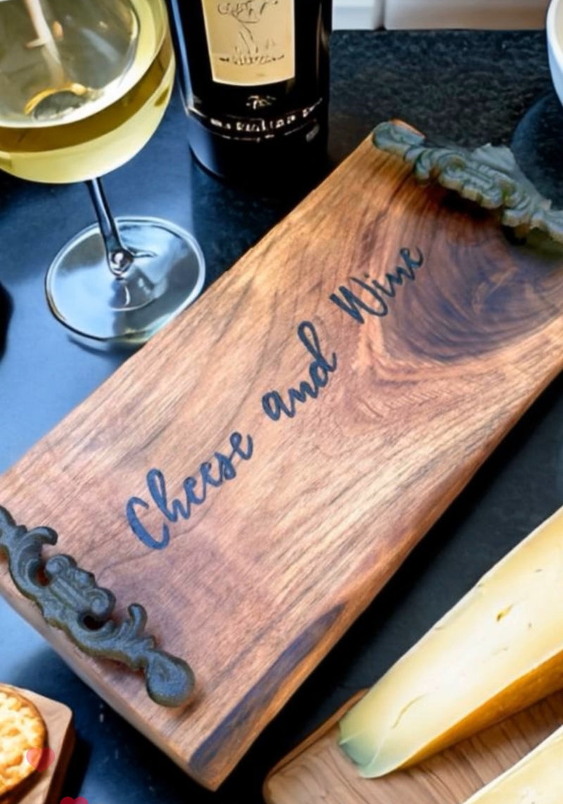Step by step directions to build your own wooden charcuterie board
