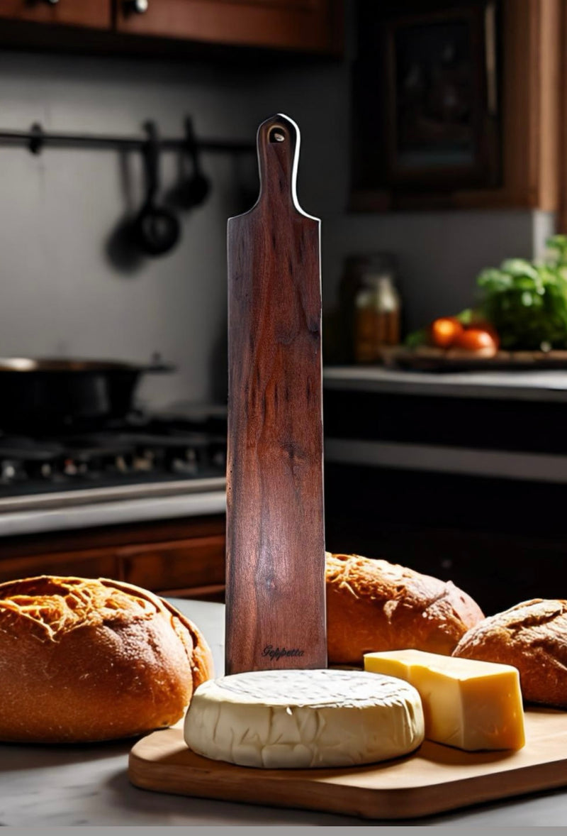 Baguette board, charcuterie board, bread, board, Walnut, handcrafted, serving board ￼