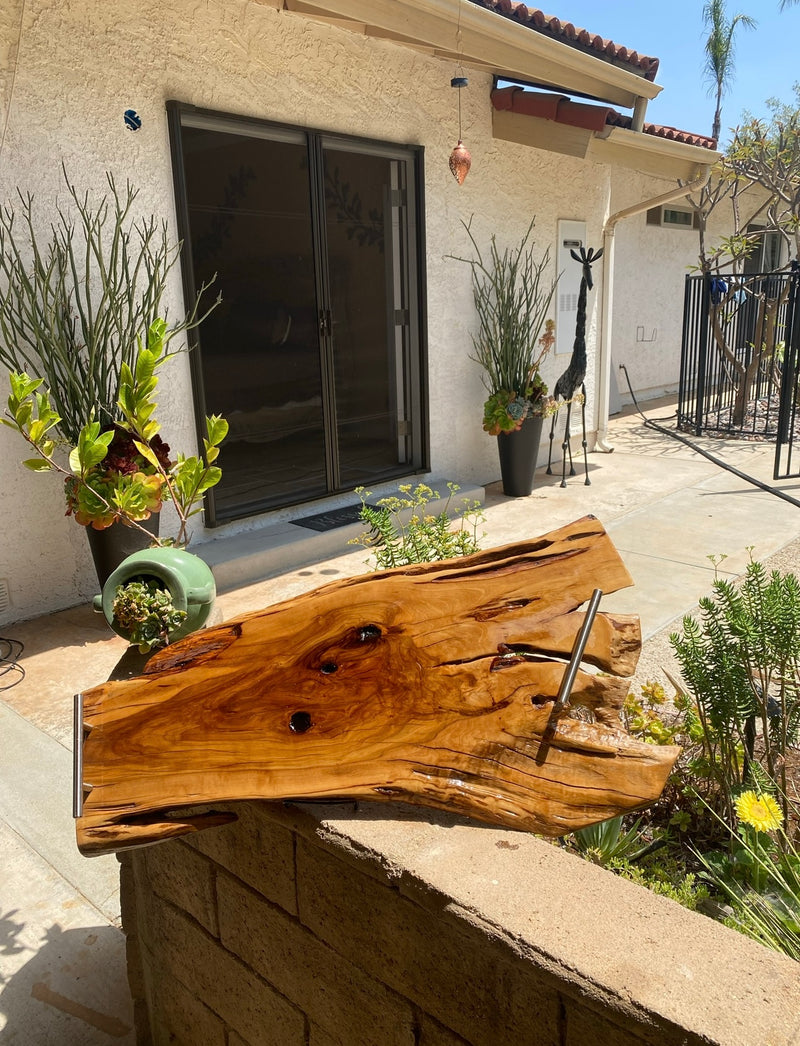 Live Edge Handmade Charcuterie Boards With Italian Handles | GEPPETTA￼ | Geppetta