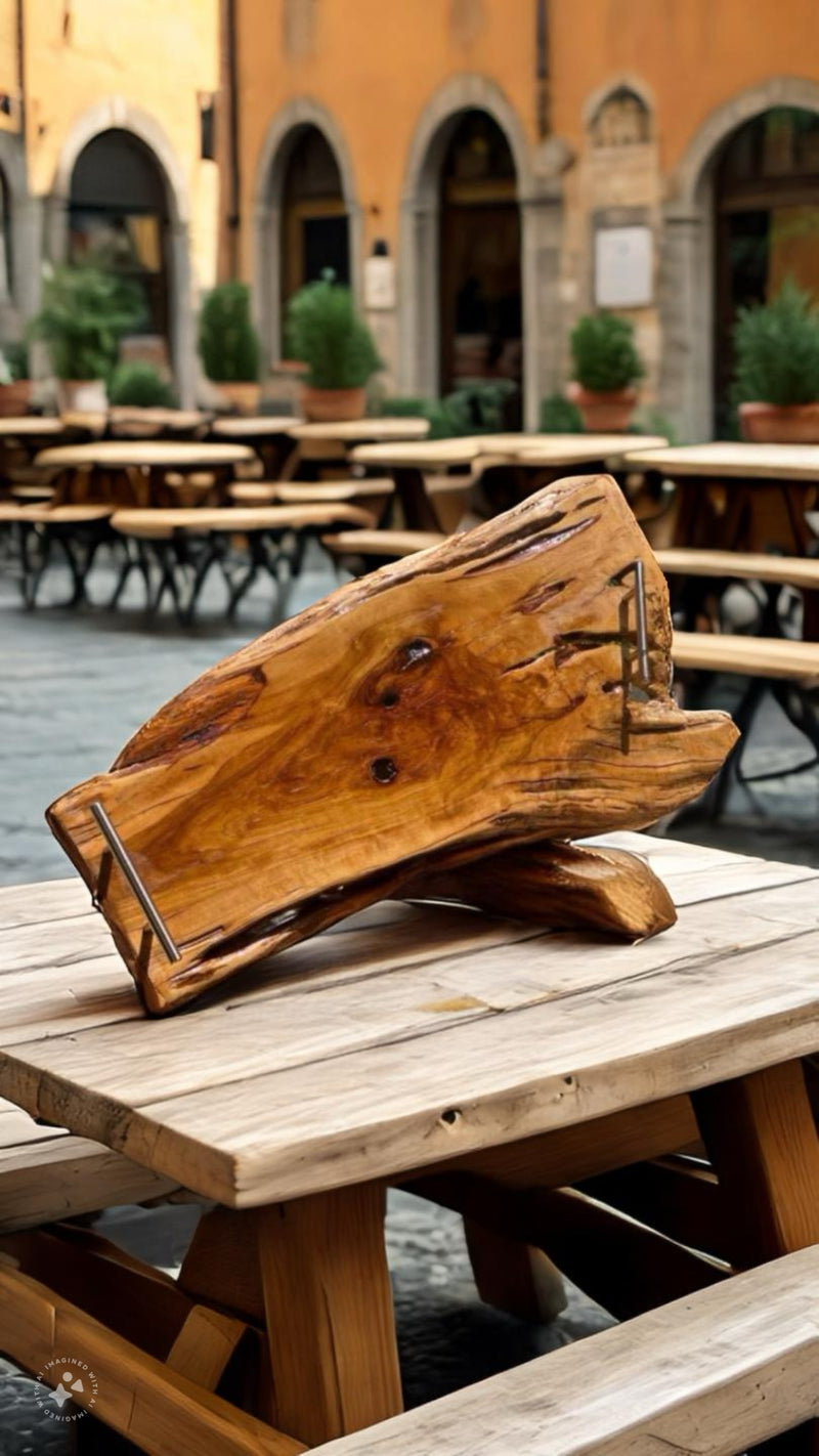 Live Edge Handmade Charcuterie Boards With Italian Handles | GEPPETTA￼ | Geppetta