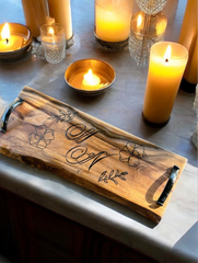 Best wedding gift. Personalization. Charcuterie Serving Board Platter