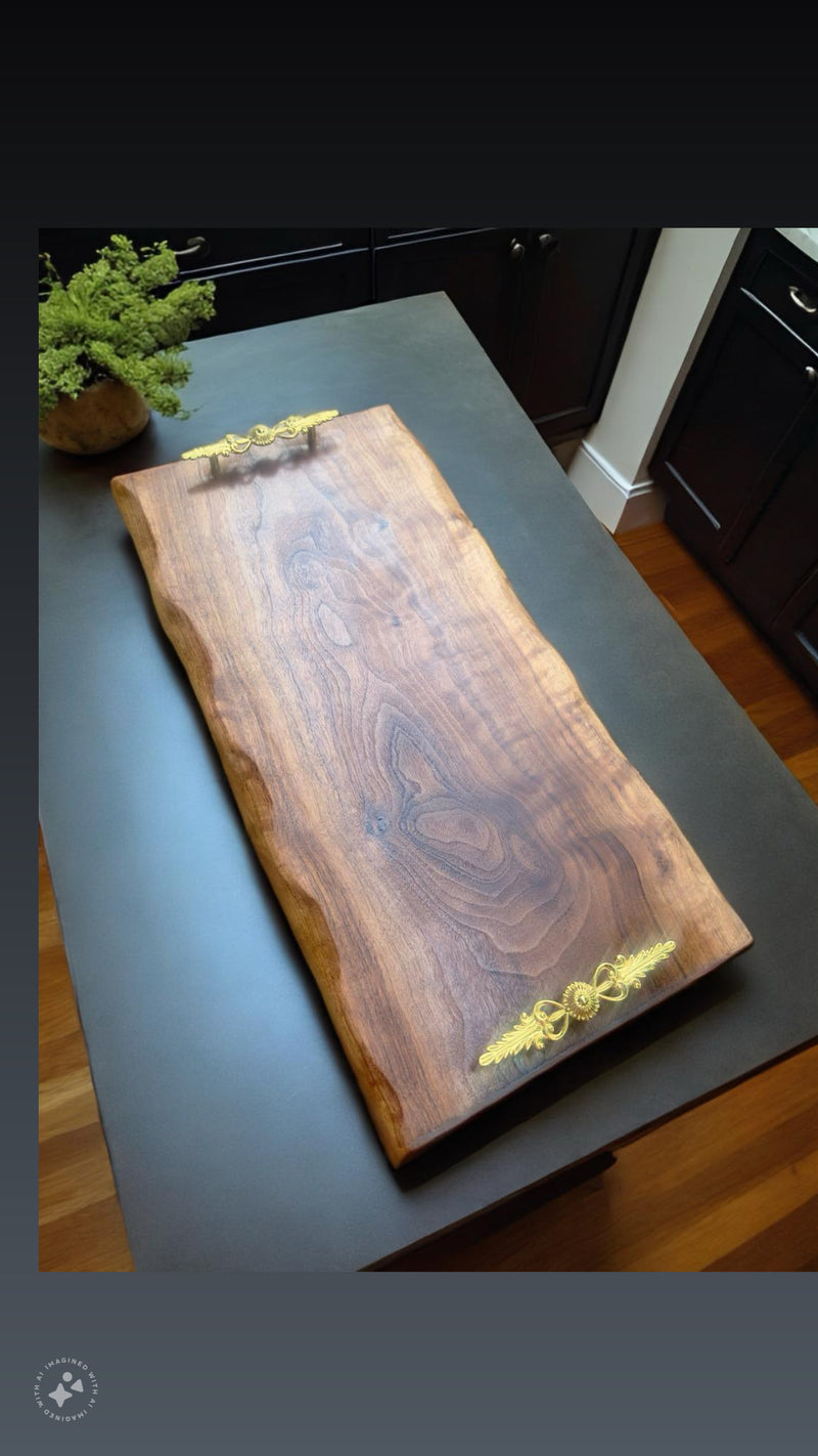 Customer favorite. Stunning Large charcuterie board, cutting board, kitchen accent piece. Wedding gift, Mother’s Day, hostess gift. valentine’s Day gift.