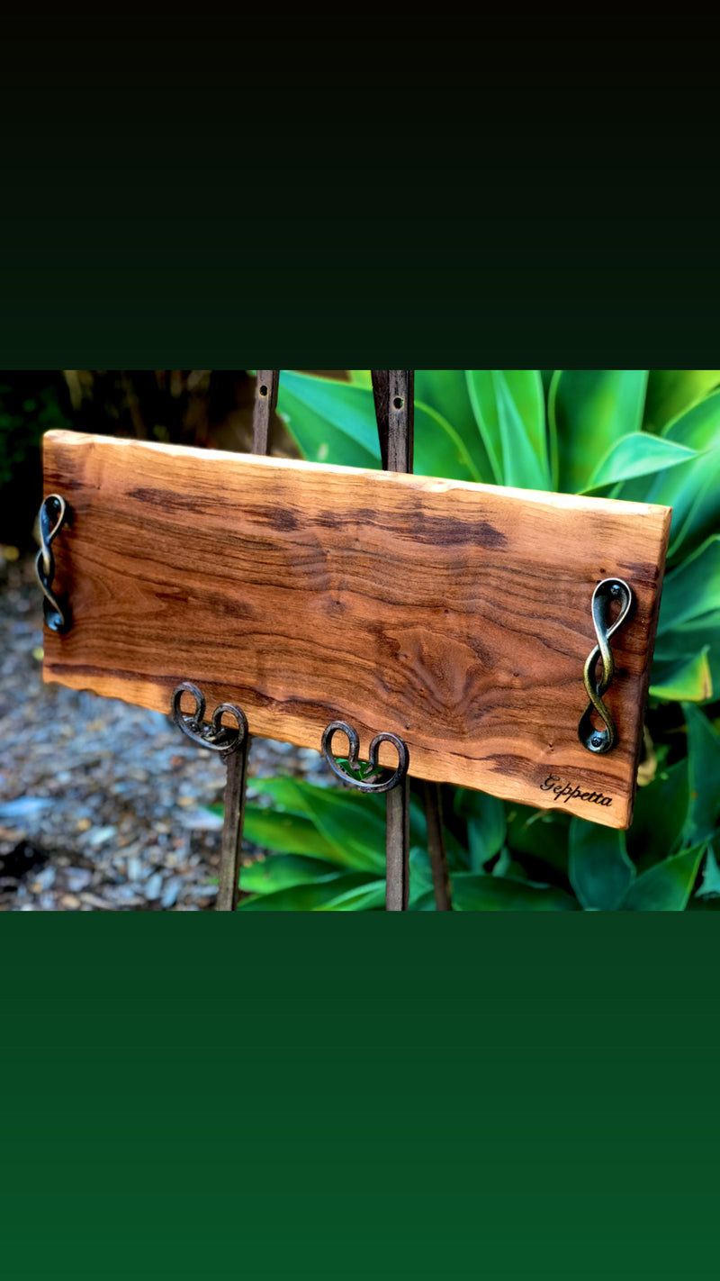 Extra large live edge Grazing Board, charcuterie board, cutting board, cheese Board with handles