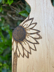 Sunflower, cutting board/Cheeseboard/Charcuterie board/home decor