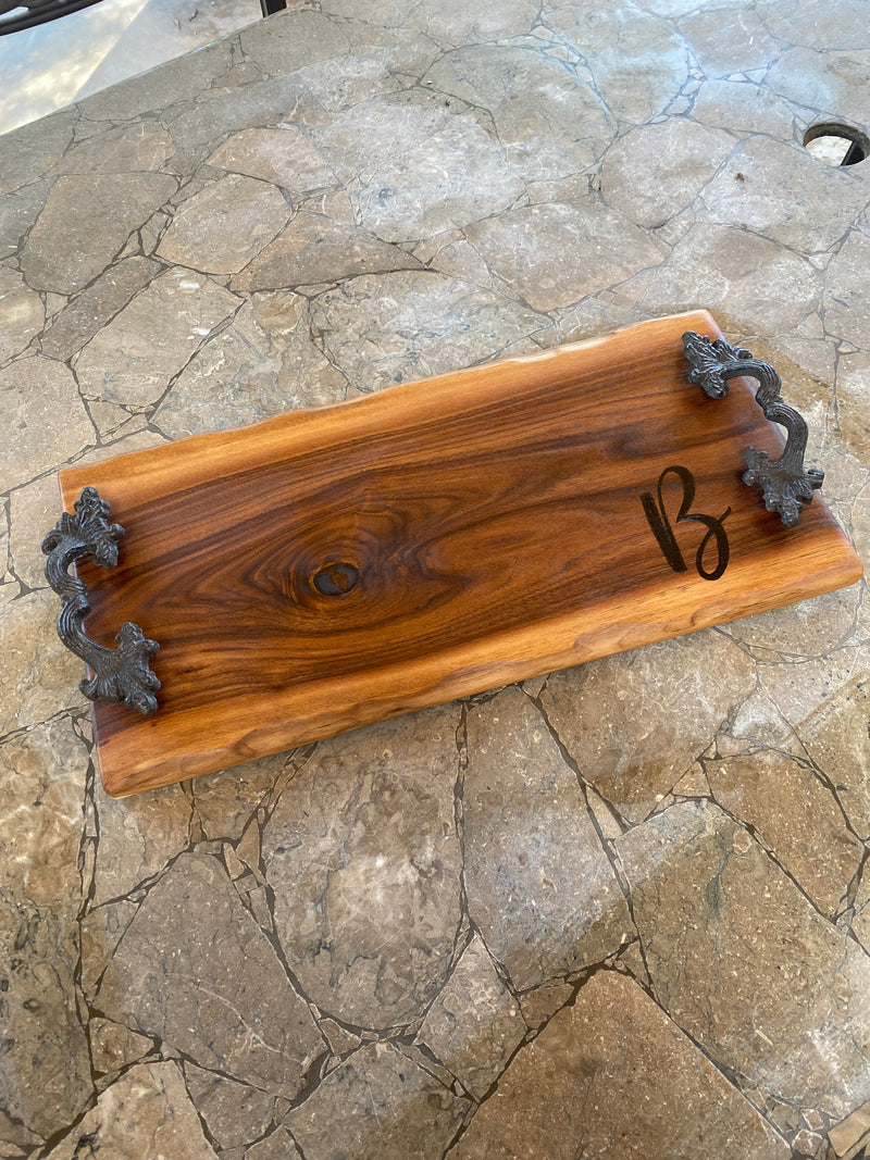Extra large Charcuterie,  Butter Board,   Handles, personalization, wedding, Christmas, serving platter