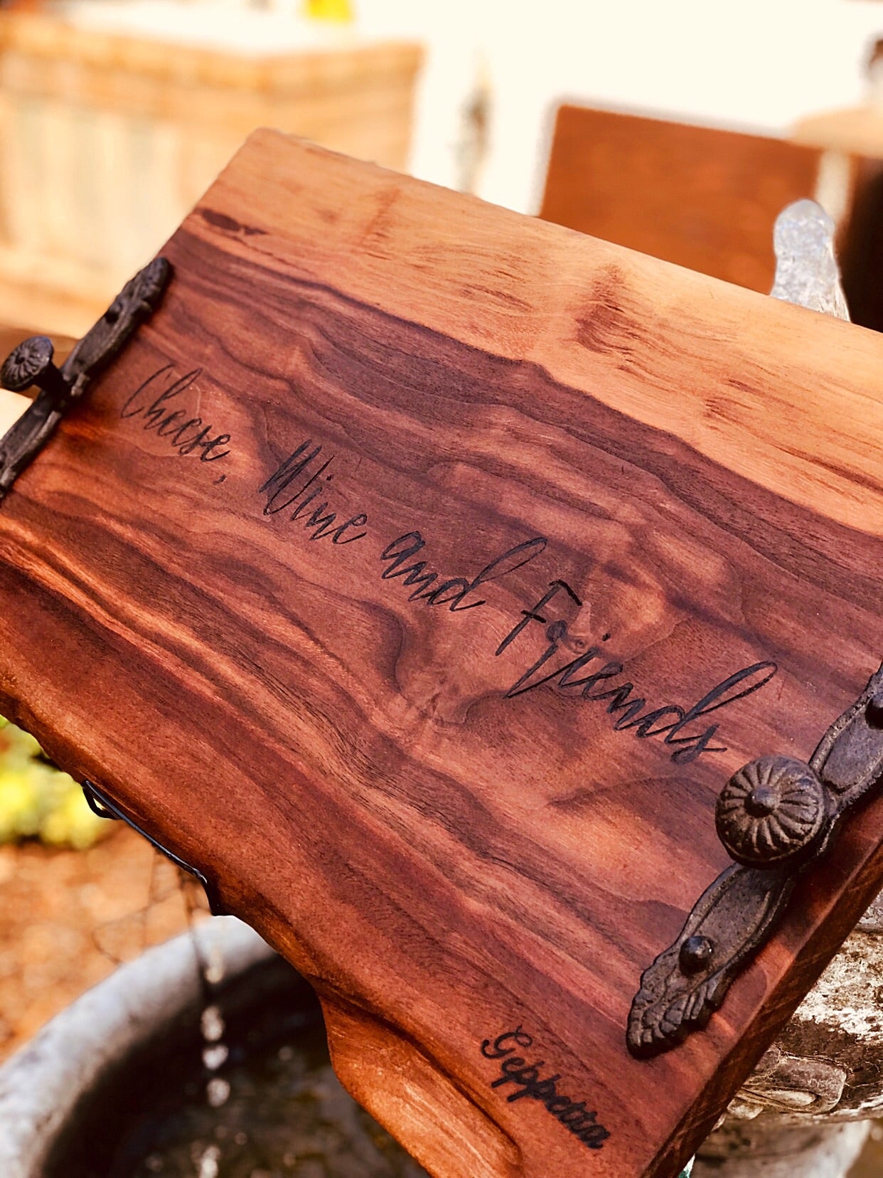 Custom Wooden Cutting Board - Handmade In California